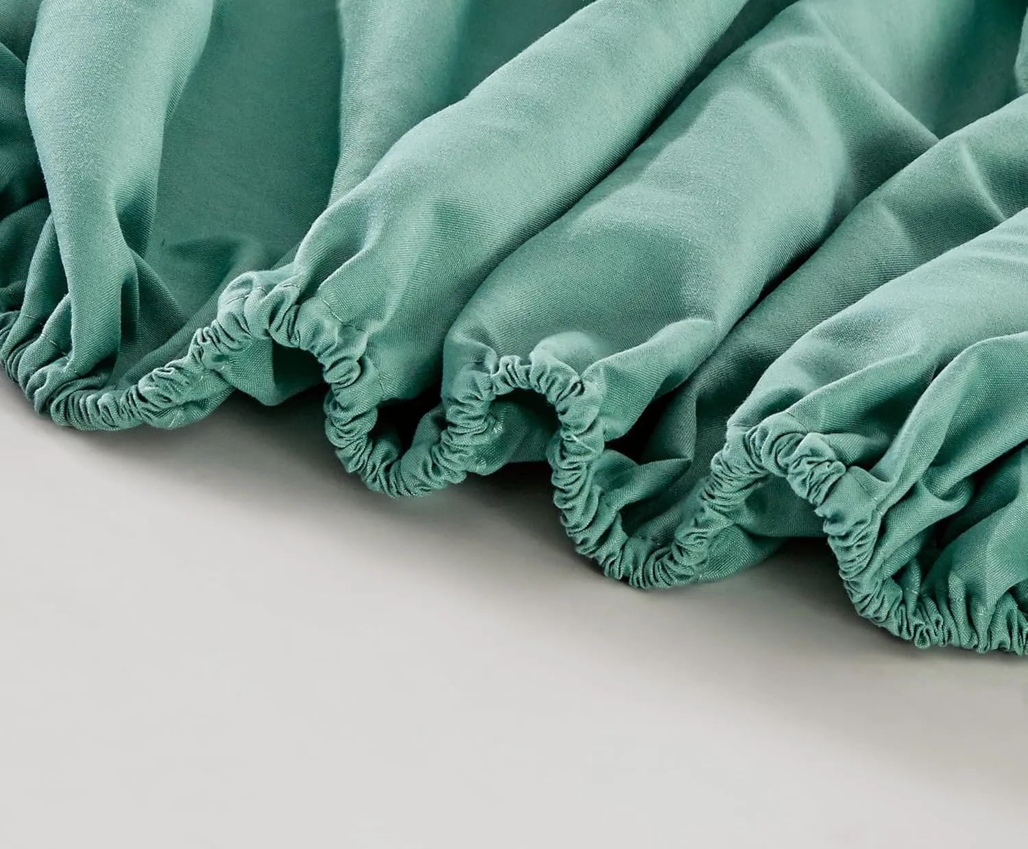 Chezmoi Collection 6-Piece Granite Green Sheet Set King - Extra Soft Breathable Brushed Microfiber Bed Sheets with 15" Deep Pocket & 4 Pillowcases