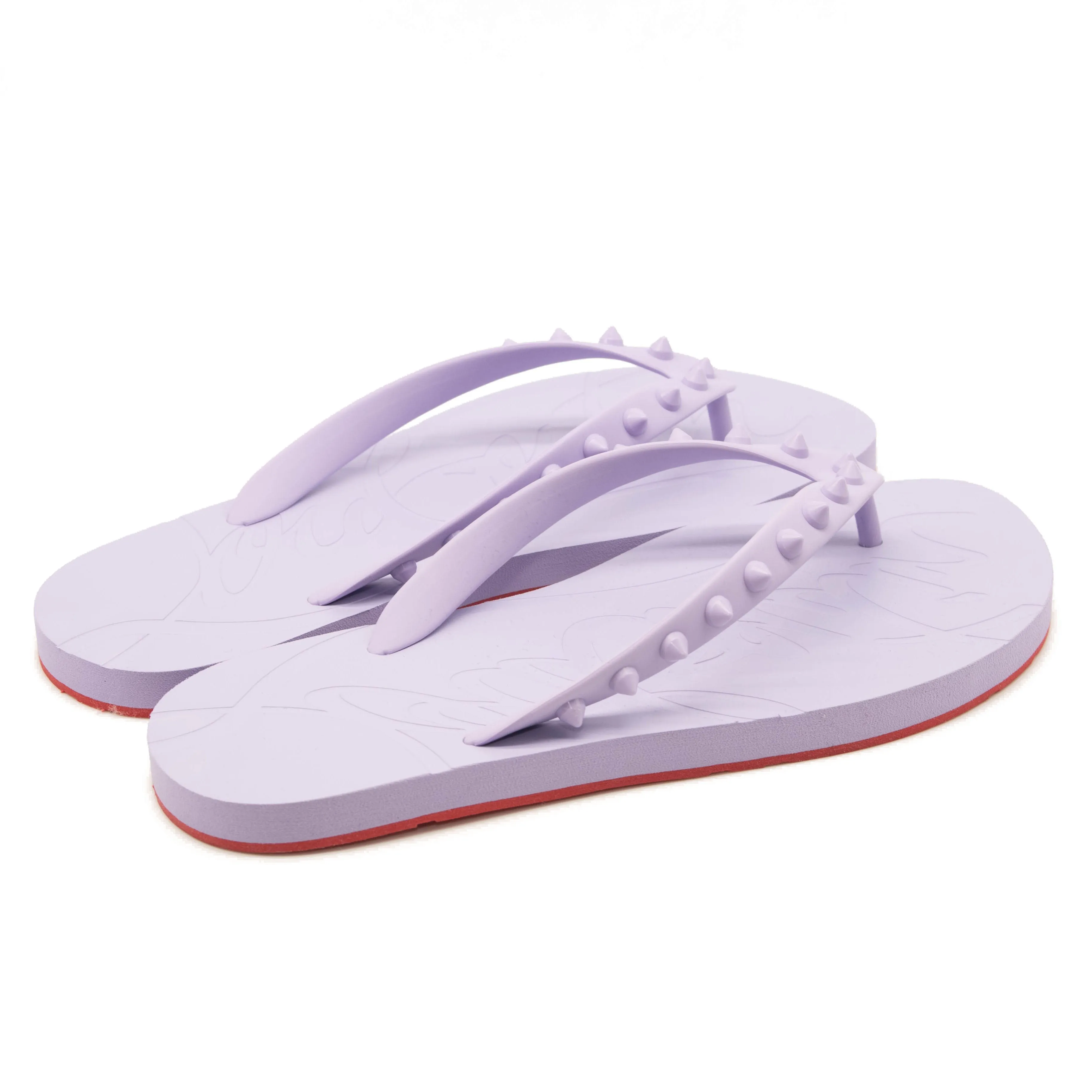 Christian Louboutin Loubi Flip Flop (Women) Lilac EU 39 US 9