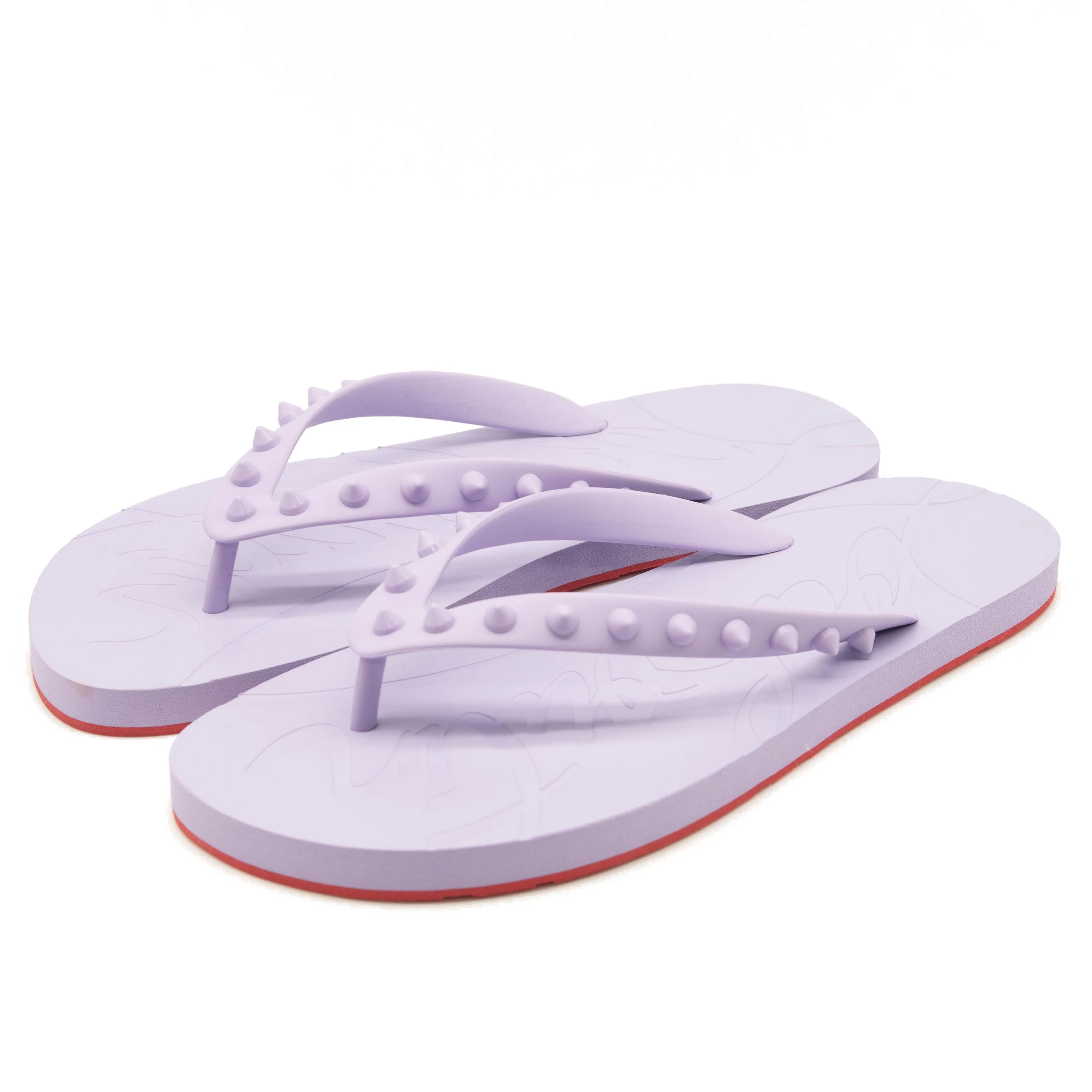 Christian Louboutin Loubi Flip Flop (Women) Lilac EU 39 US 9
