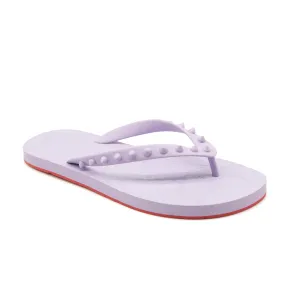 Christian Louboutin Loubi Flip Flop (Women) Lilac EU 39 US 9