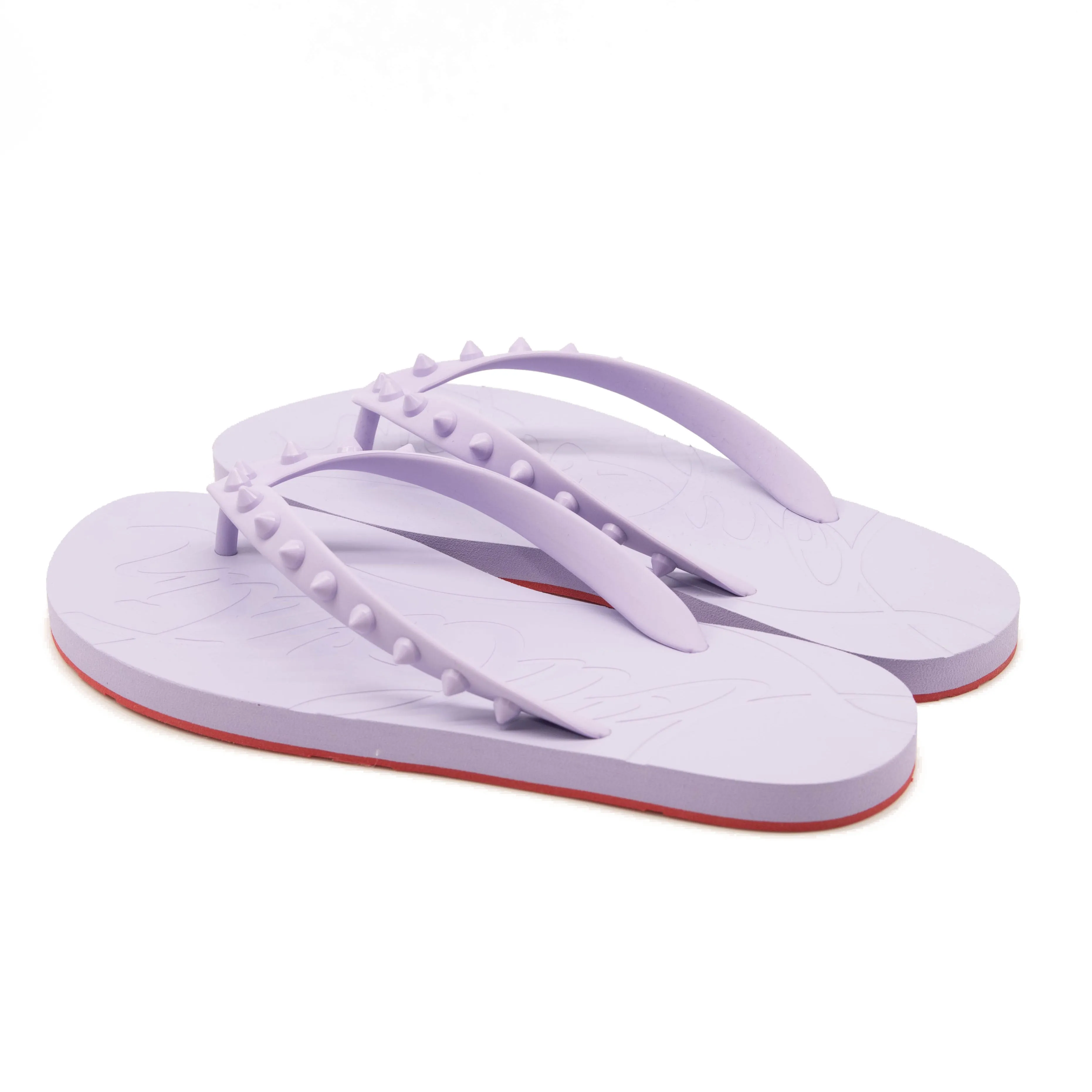 Christian Louboutin Loubi Flip Flop (Women) Lilac EU 39 US 9