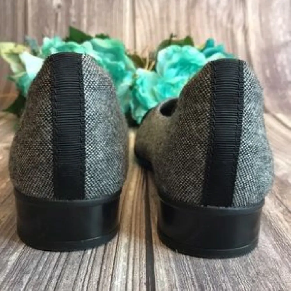 CLARKS Juliet Black Monte Shoes 8M