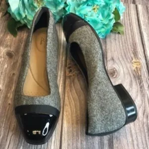 CLARKS Juliet Black Monte Shoes 8M