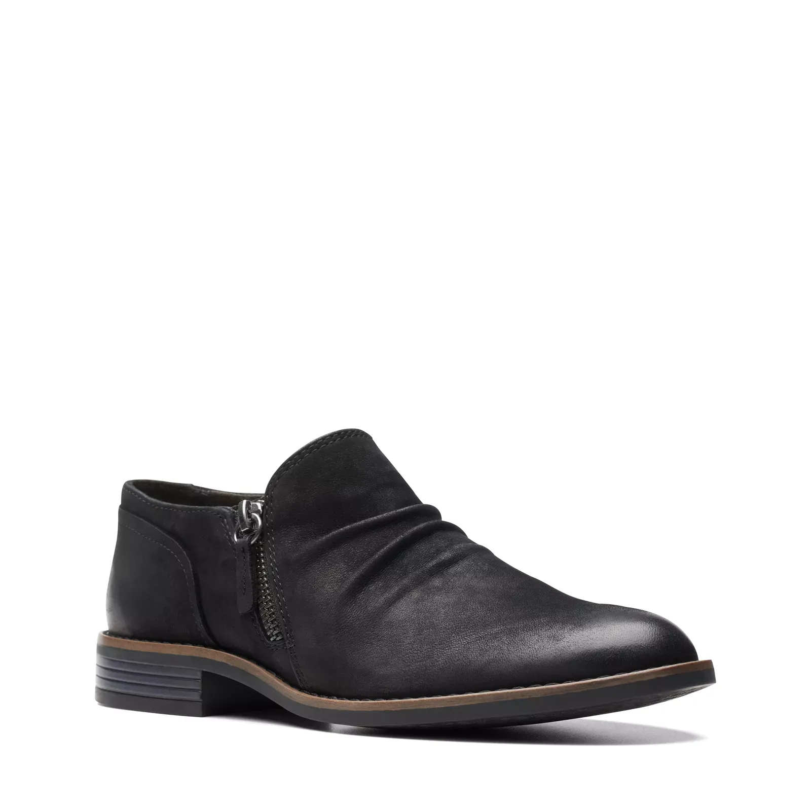Clarks Women's Camzin Pace Black Nubuck 26174154