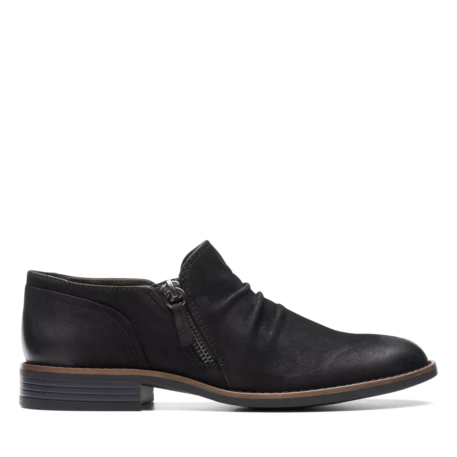 Clarks Women's Camzin Pace Black Nubuck 26174154