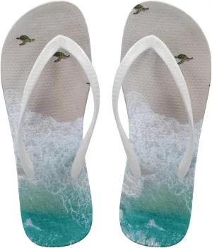 Coloranimal Womens Flip Flops Summer Beach Sandals Non Slip Flip Flops Thong Sandals for Women Lightweight Ladies Slip On Summer Slippers