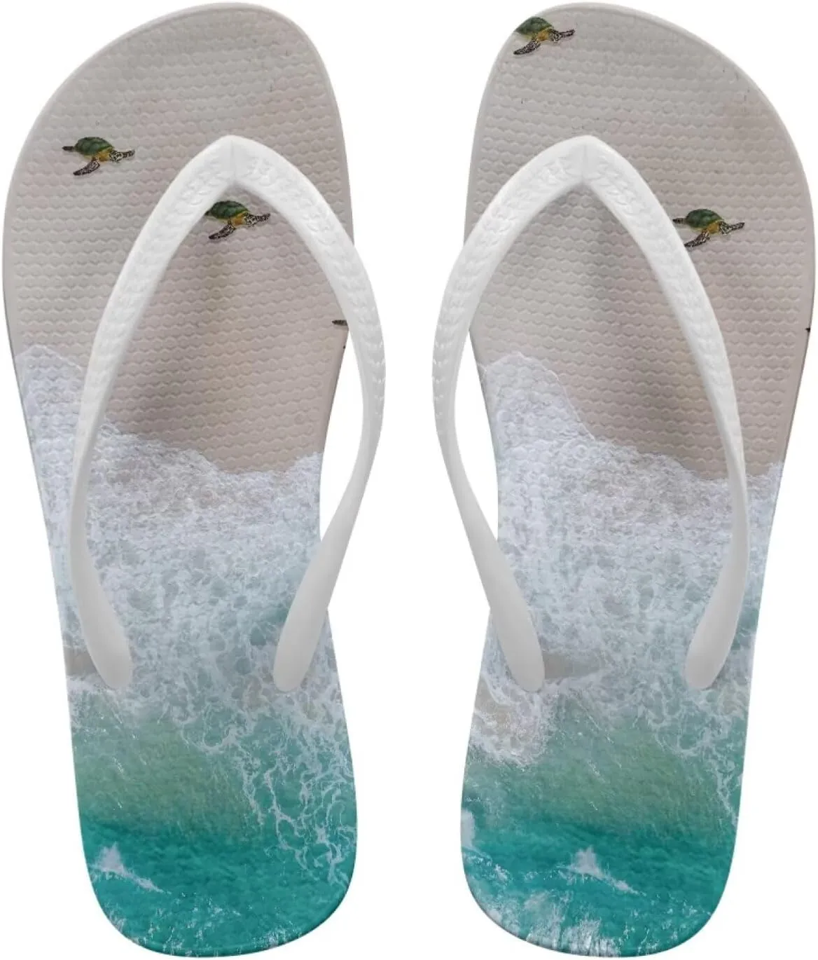 Coloranimal Womens Flip Flops Summer Beach Sandals Non Slip Flip Flops Thong Sandals for Women Lightweight Ladies Slip On Summer Slippers