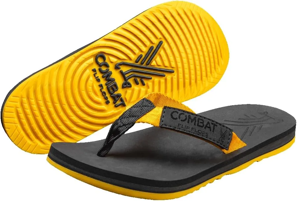 Combat Flip Flops Women's Static Line Yellow Floperator