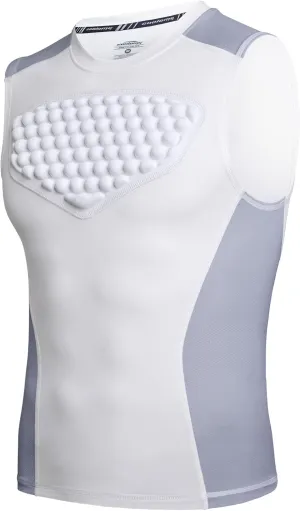 COOLOMG Youth Baseball Chest Protector Softball Padded Shirt Heart Guard Sternum Protection for Football Lacrosse