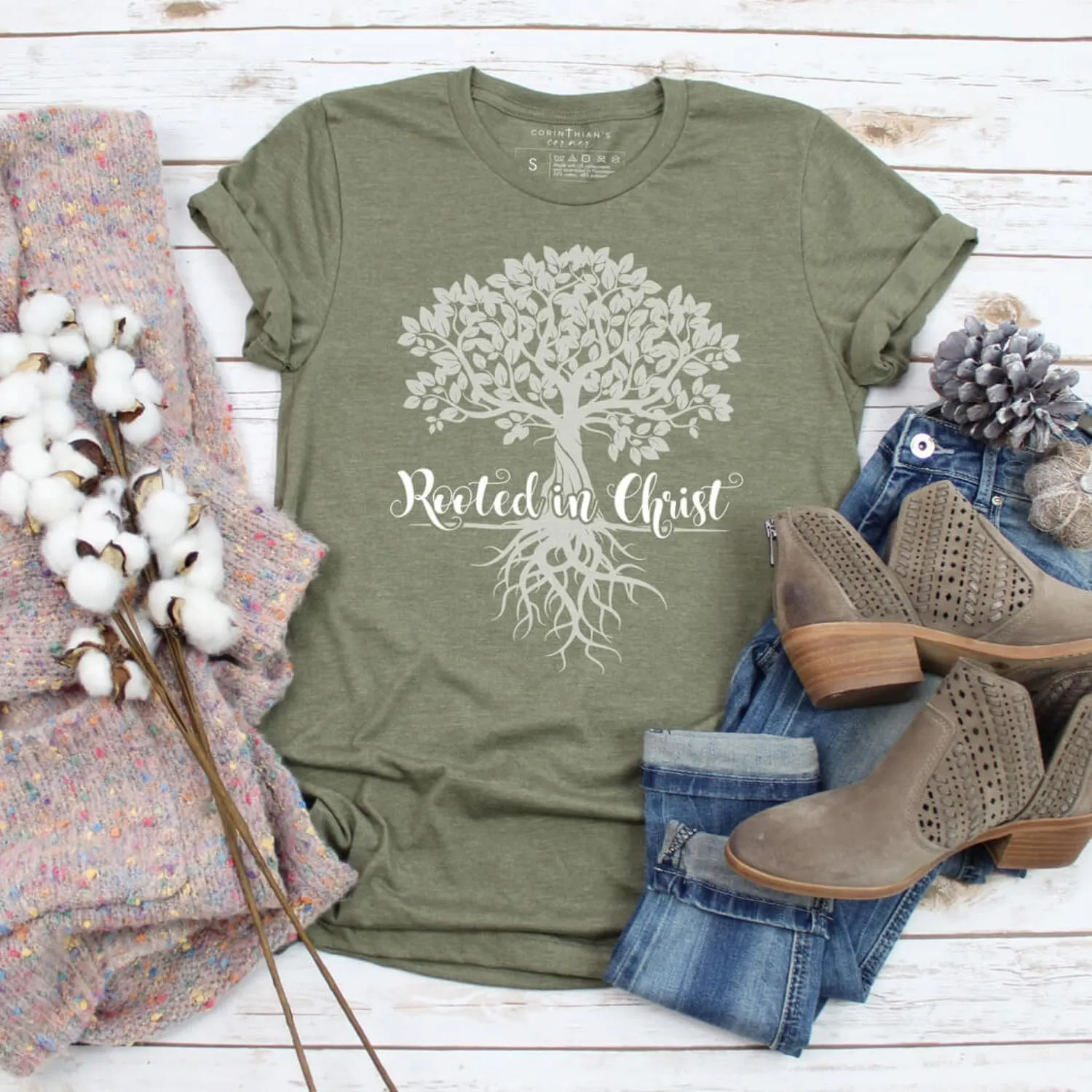 Corinthian's Corner | Christian Shirts for Women | Religious Graphic Tees | Christian Gifts