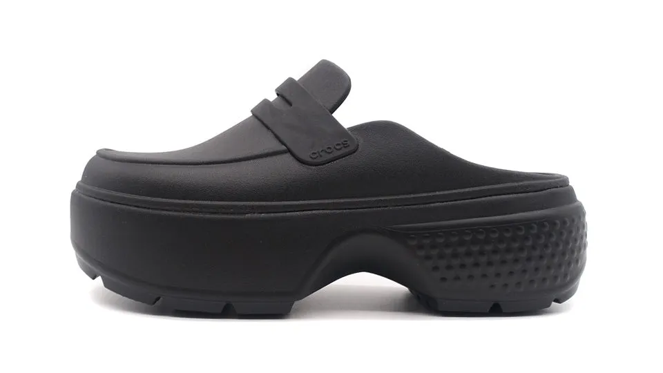 crocs STOMP LOAFER BLACK/BLACK