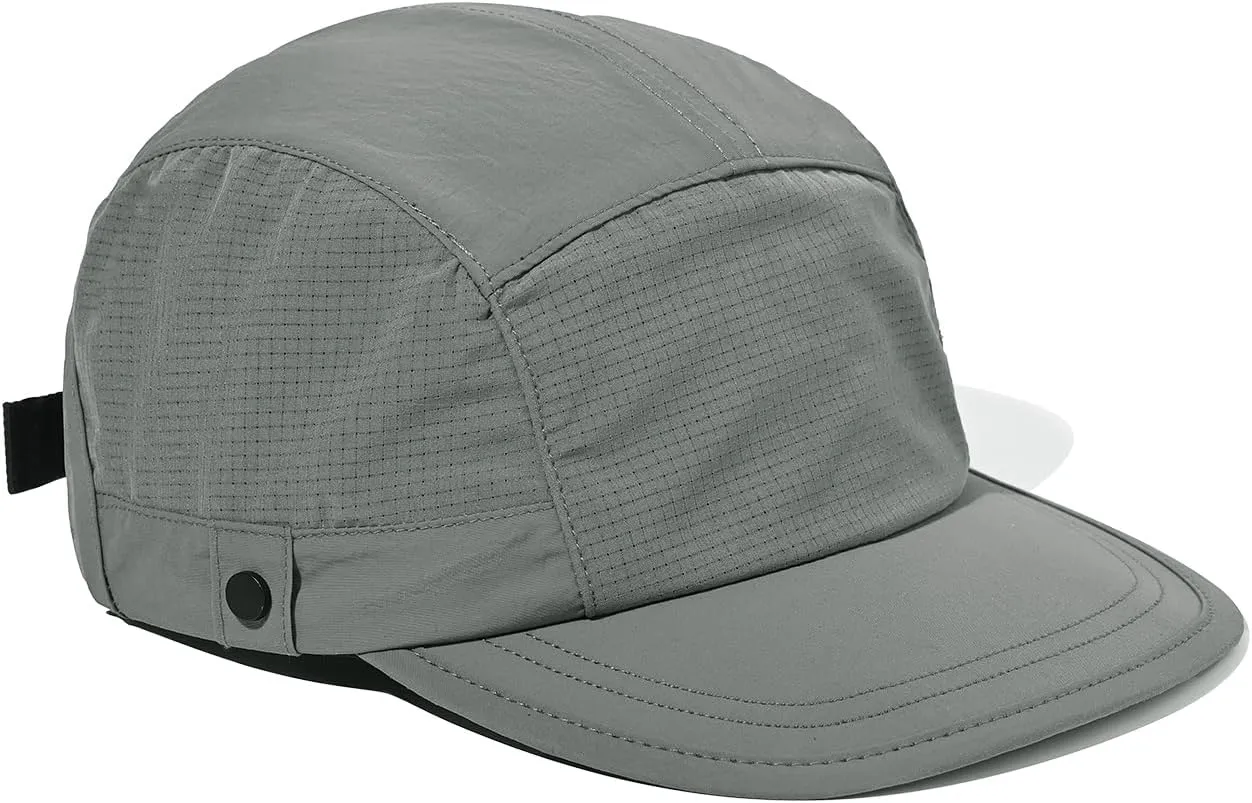 Croogo Quick Dry 5 Panel Baseball Cap Lightweight Flat Brim Trucker Hats Dad Hat Summer Sports Caps Umpire Sun Hats