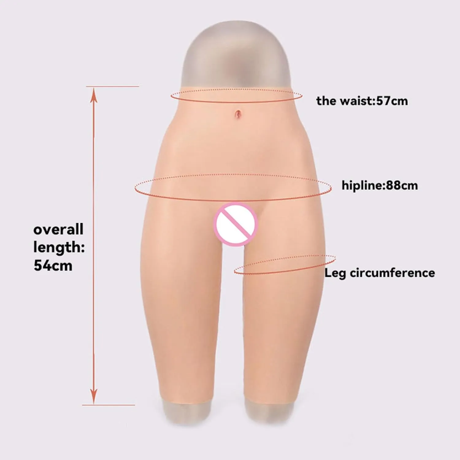 Crossdresser Silicone Pants Fake Vagina Shorts Hiding Gaff Boxer Briefs for Transgender Underwear Ladyboy