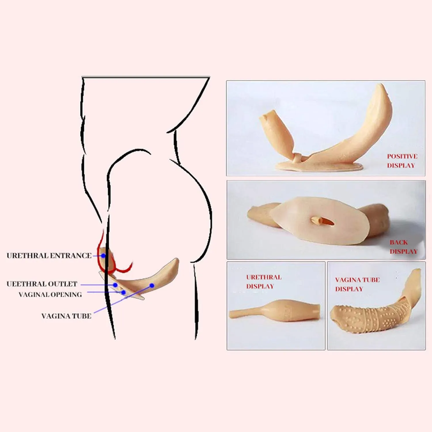 Crossdresser Silicone Pants Fake Vagina Shorts Hiding Gaff Boxer Briefs for Transgender Underwear Ladyboy