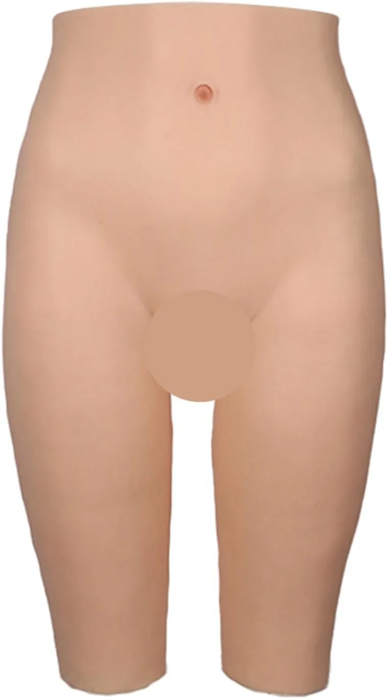 Crossdresser Silicone Pants Fake Vagina Shorts Hiding Gaff Boxer Briefs for Transgender Underwear Ladyboy