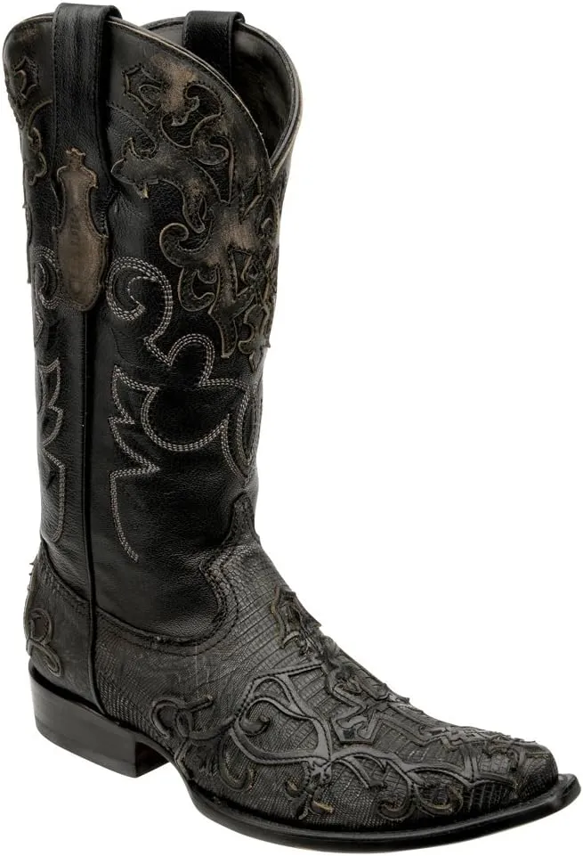 Cuadra Lizard Urban Western Boots 2B07LT (7.5 D(M) US, Dusty Gray)