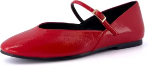 CUSHIONAIRE Women's Amour Mary Jane Flat with  Memory Foam, Wide Widths Available