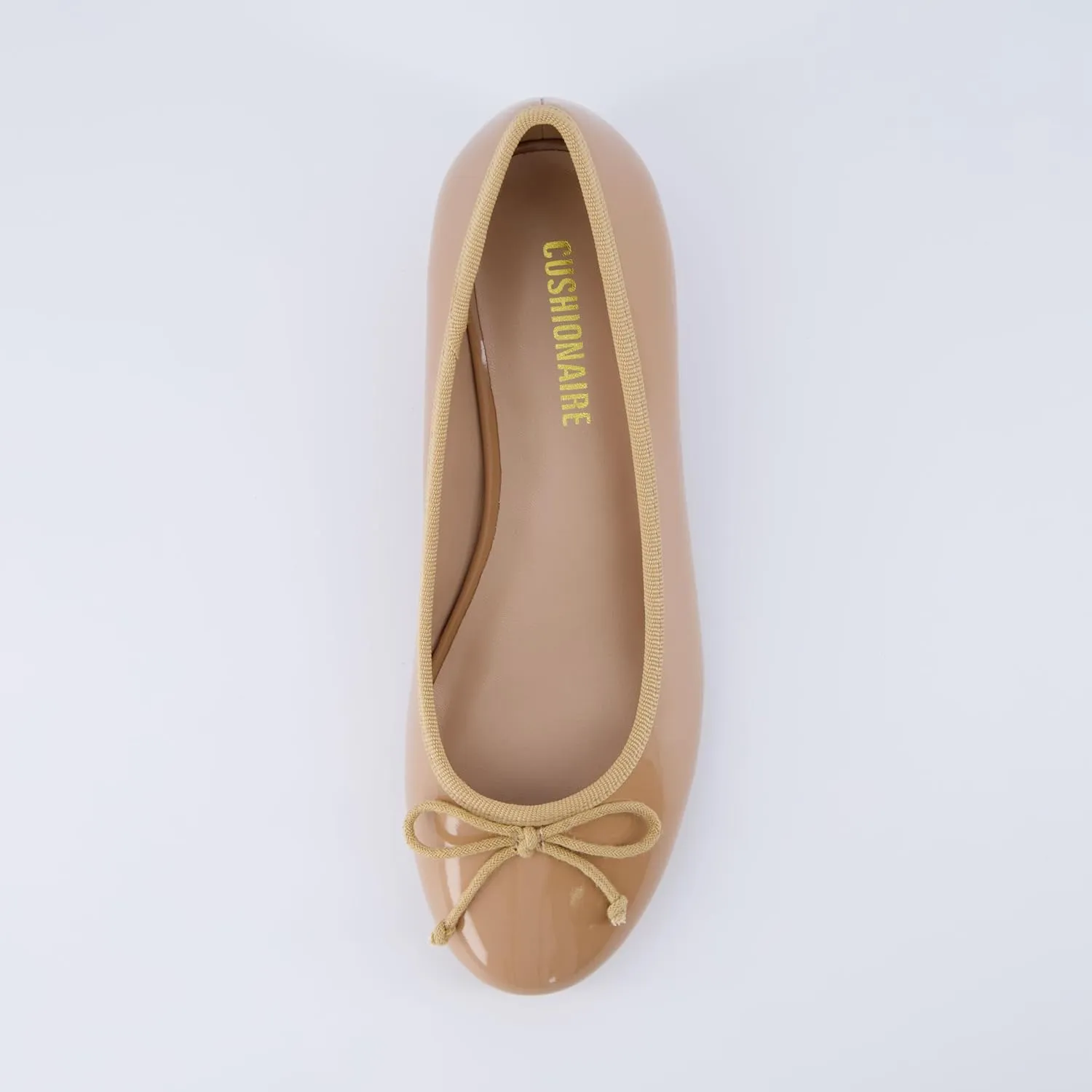 CUSHIONAIRE Women's Frenchie Dress Ballerina Flat  Memory Foam, Wide Widths Available