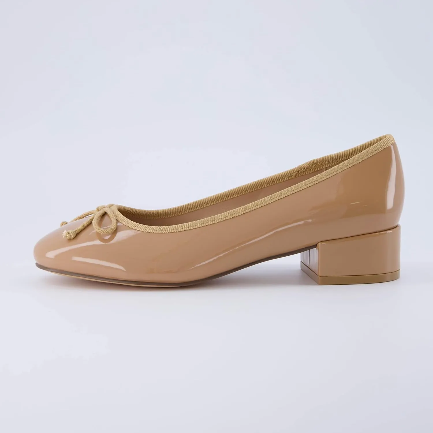 CUSHIONAIRE Women's Frenchie Dress Ballerina Flat  Memory Foam, Wide Widths Available