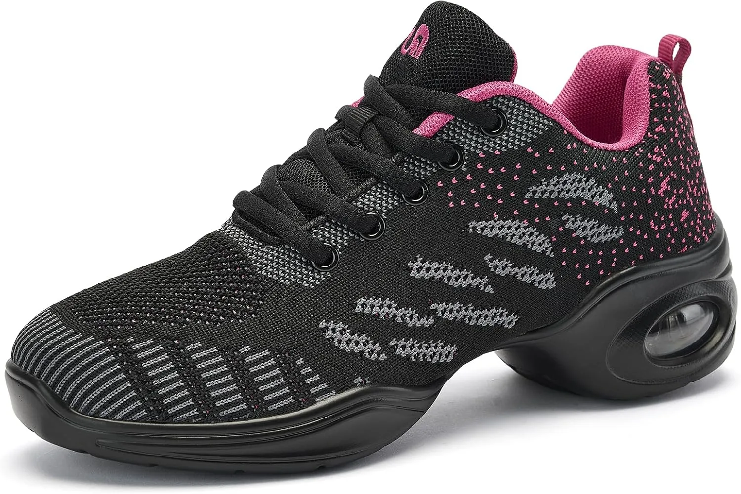 Dance Shoes for Women Jazz Shoes Women Dance Sneakers Breathable Air Cushion Split Sole Athletic Walking Dance Shoes Platform Shoe