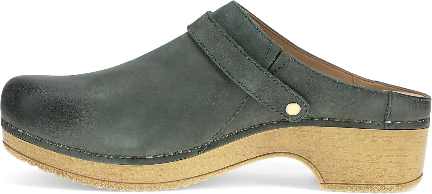 Dansko Berry Slip-On Mule Clogs for Women - Memory Foam and Arch Support for All -Day Comfort and Support