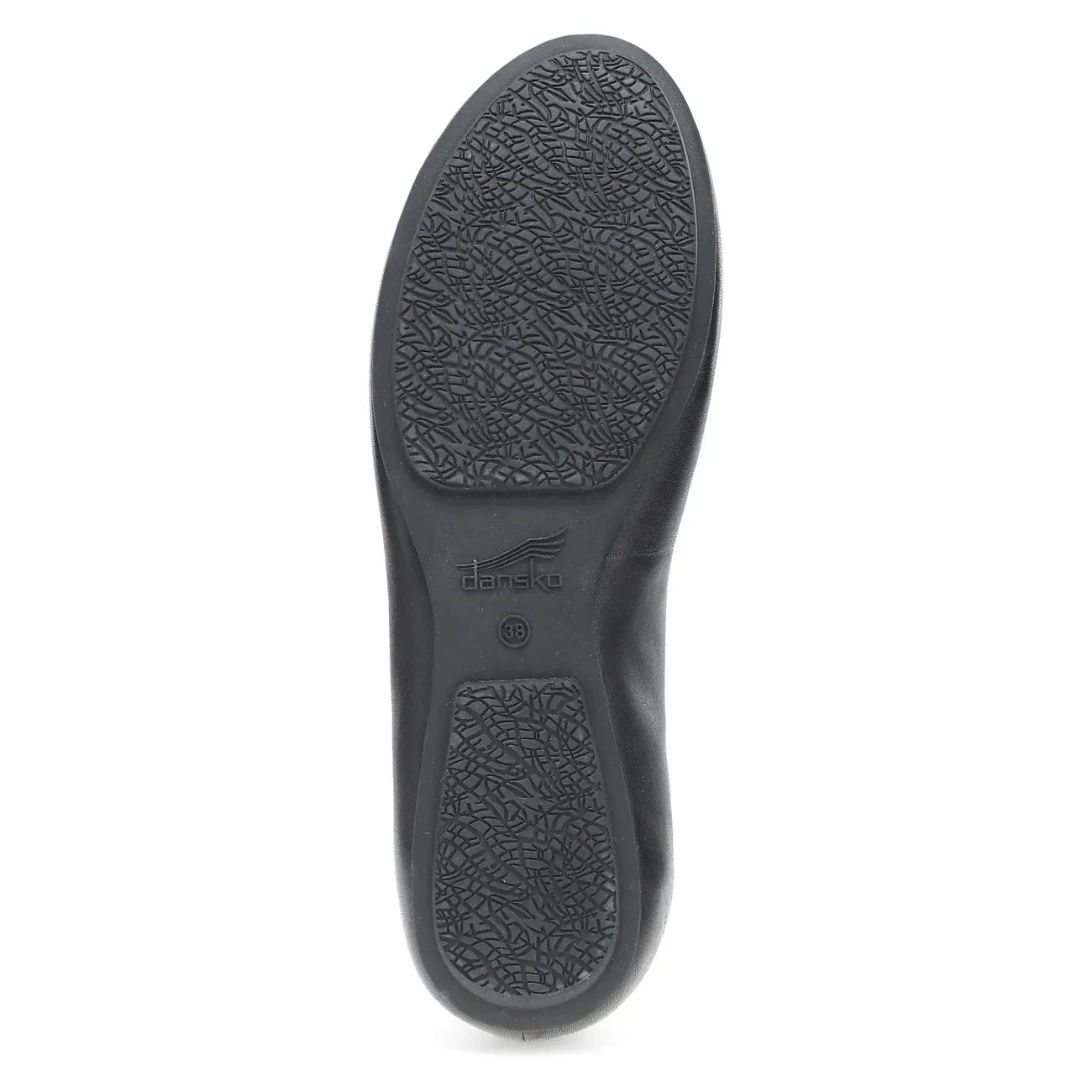 DANSKO MOLLIE BLACK BALLET FLAT