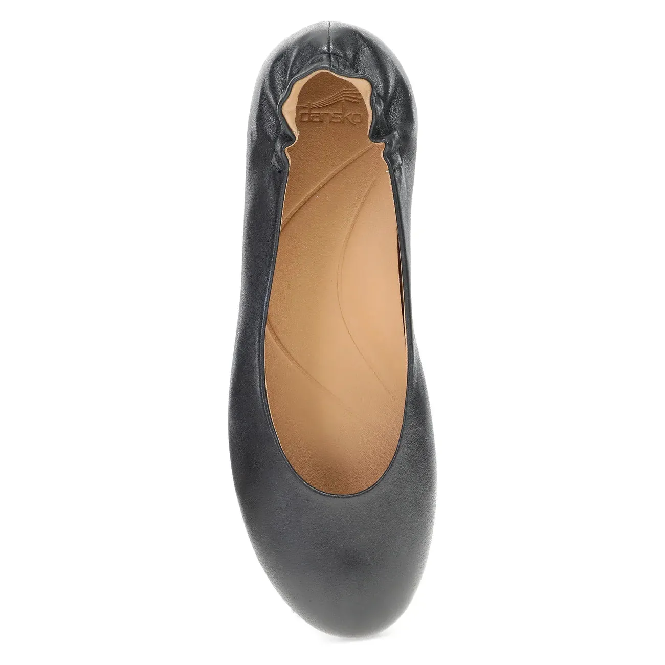 DANSKO MOLLIE BLACK BALLET FLAT