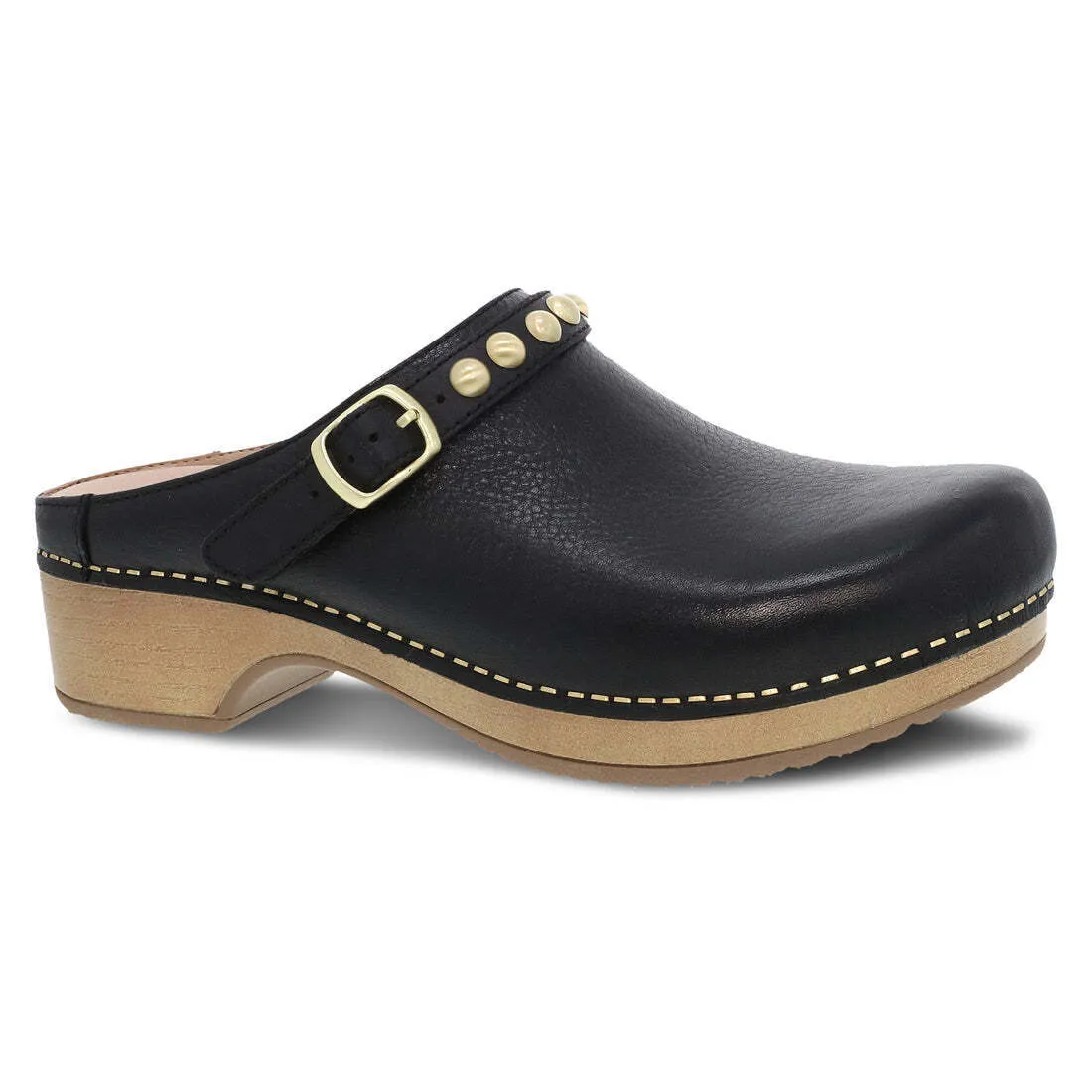 Dansko Women's Britton Black Tumbled 9438501600