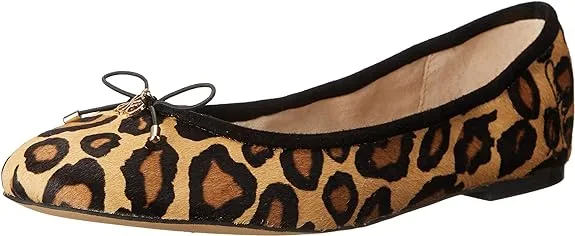 Detail Sam New Rich variety Rounded Felicia Slip On Ballet Flats Toe Edelman Bow Wide Anniversary sale Tan