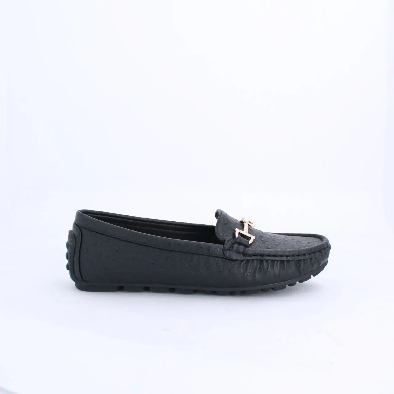 DORIS MOCCASINS -BLACK