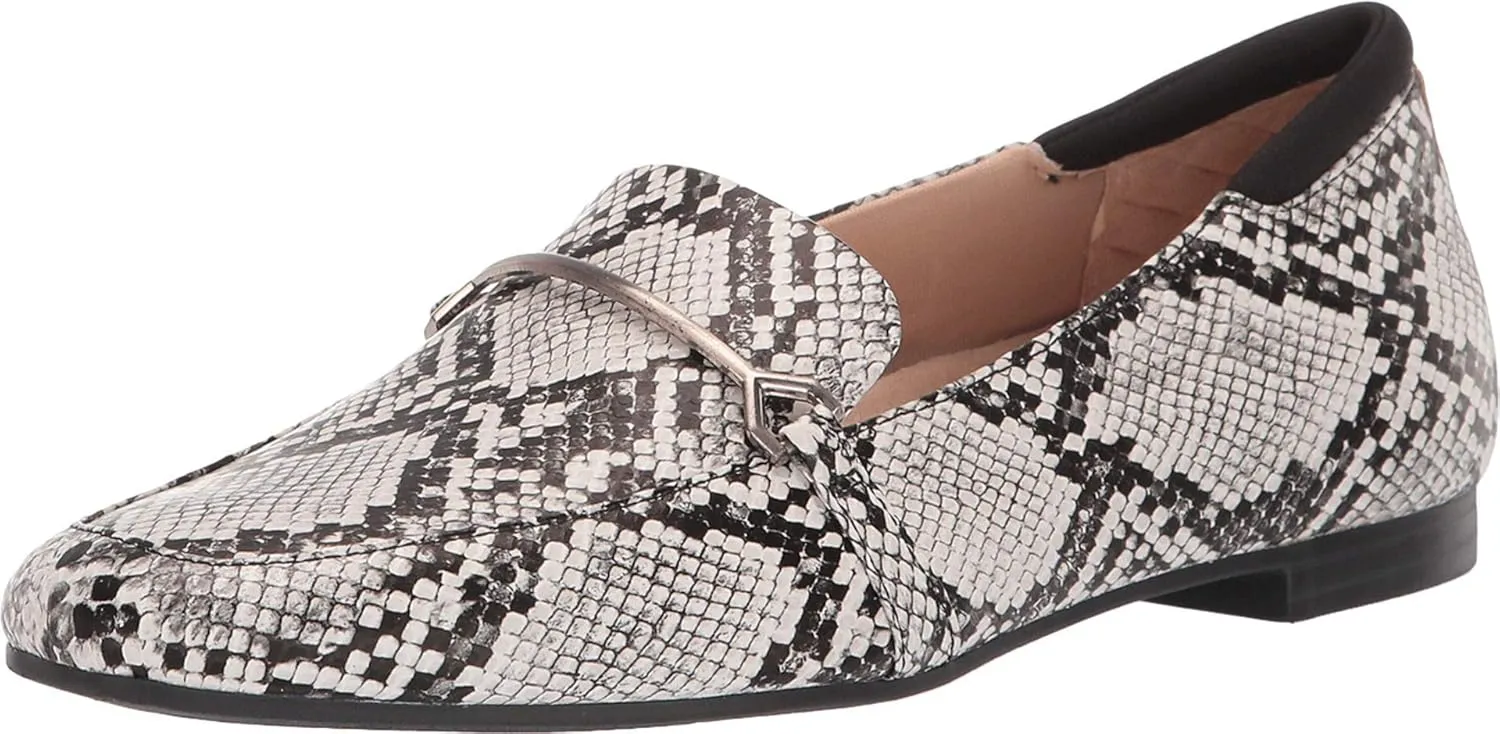 Dr. Scholl's Mercury Black/White Snake 10