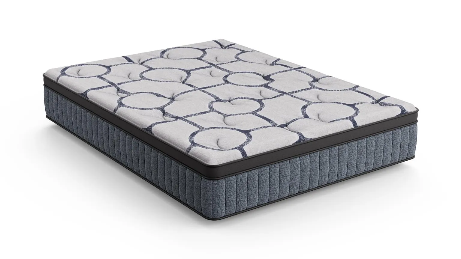 Dreamstage Value Amethyst Euro Top 15" Plush Grey California King Mattress