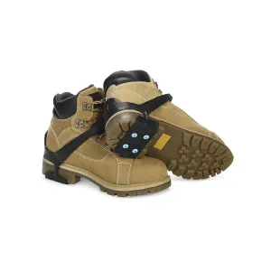 Due North Ice Cleats Heel Traction Aids for Men and Women - For Working on Winter Snow - Lightweight Spikes