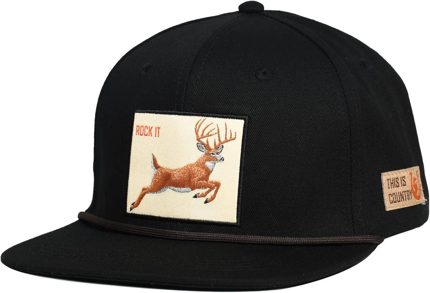 EDTREK Elite Youth Country Hat for Big Kids - Boys Snapback Hat with Flat Brim
