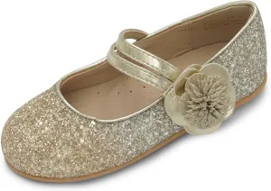 EIGHT KM Toddler Girls Dress Shoes – Girls Mary Jane Shoes | Mary Jane Flats - Ballet Flats – Party, Flower Girl, Wedding Dress Shoes for Girls – Comfortable & Non-Slip Design for Ages up to 7
