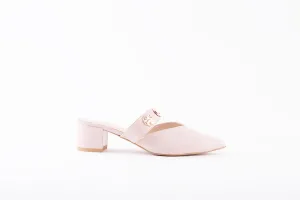 EMIS - 8005/415 MEDIUM BLOCK HEEL MULE - PINK