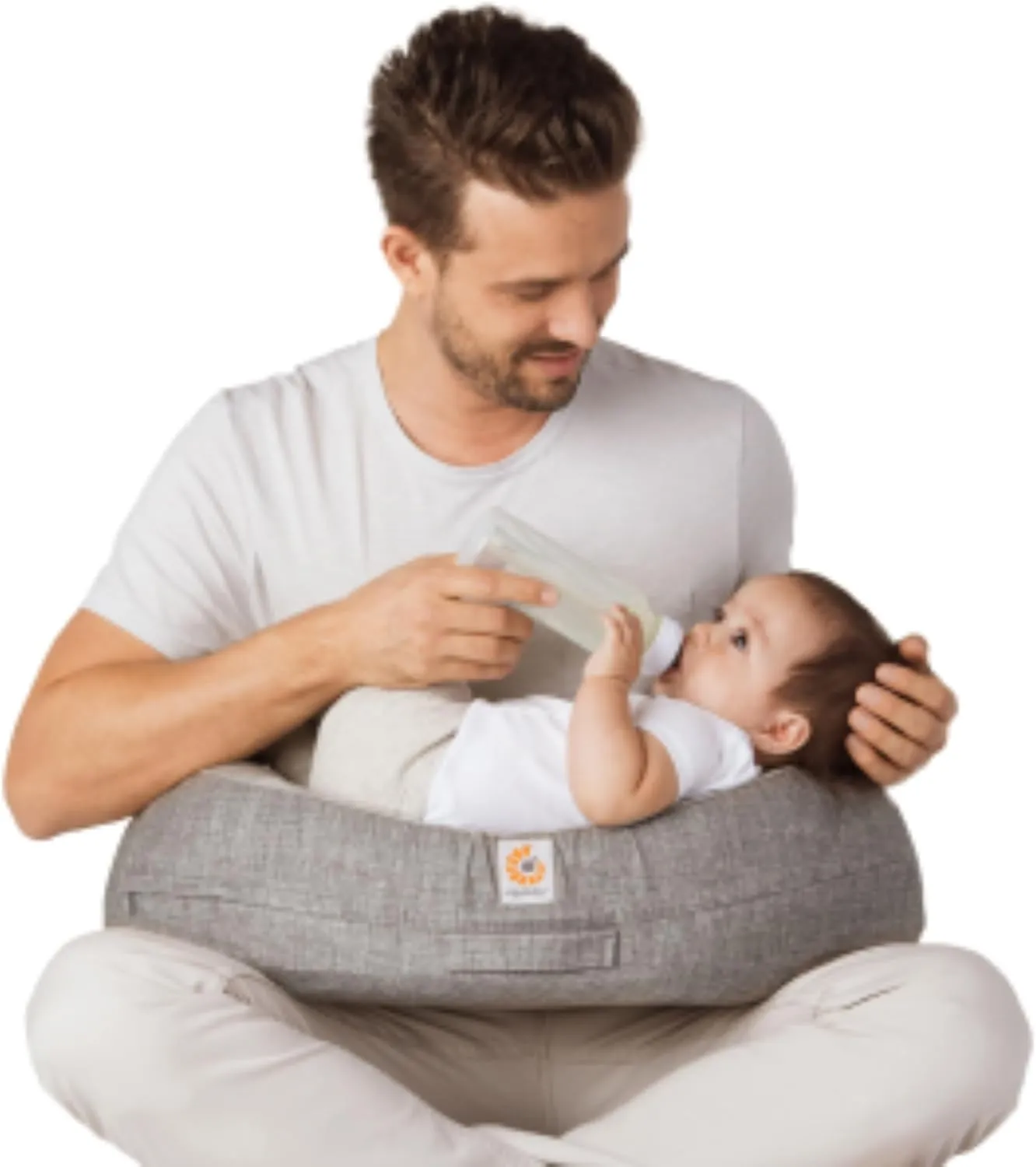 Ergobaby Natural Curve Nursing Pillow, Grey
