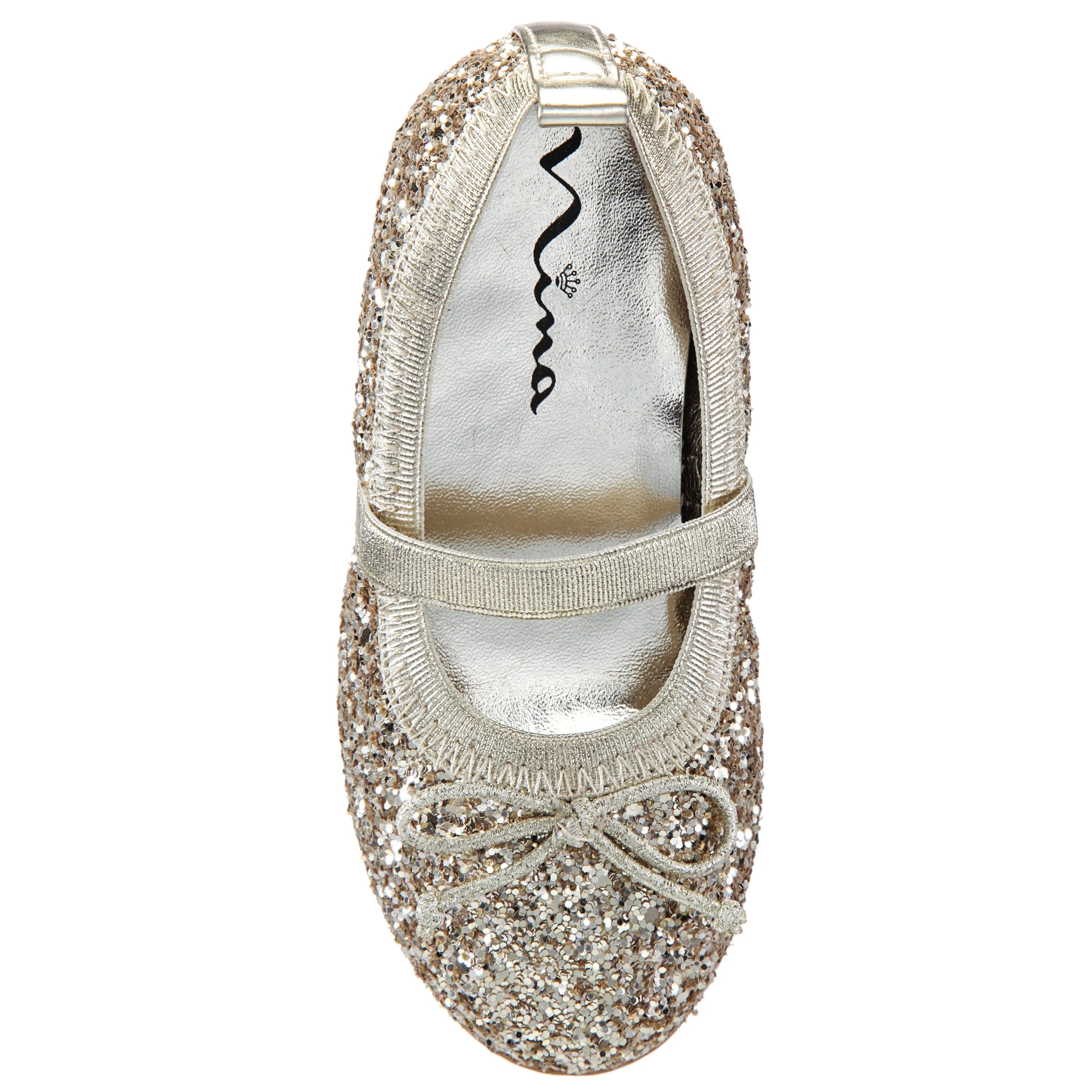ESTHER-TODDLER-PLATINO CHUNKY GLITTER