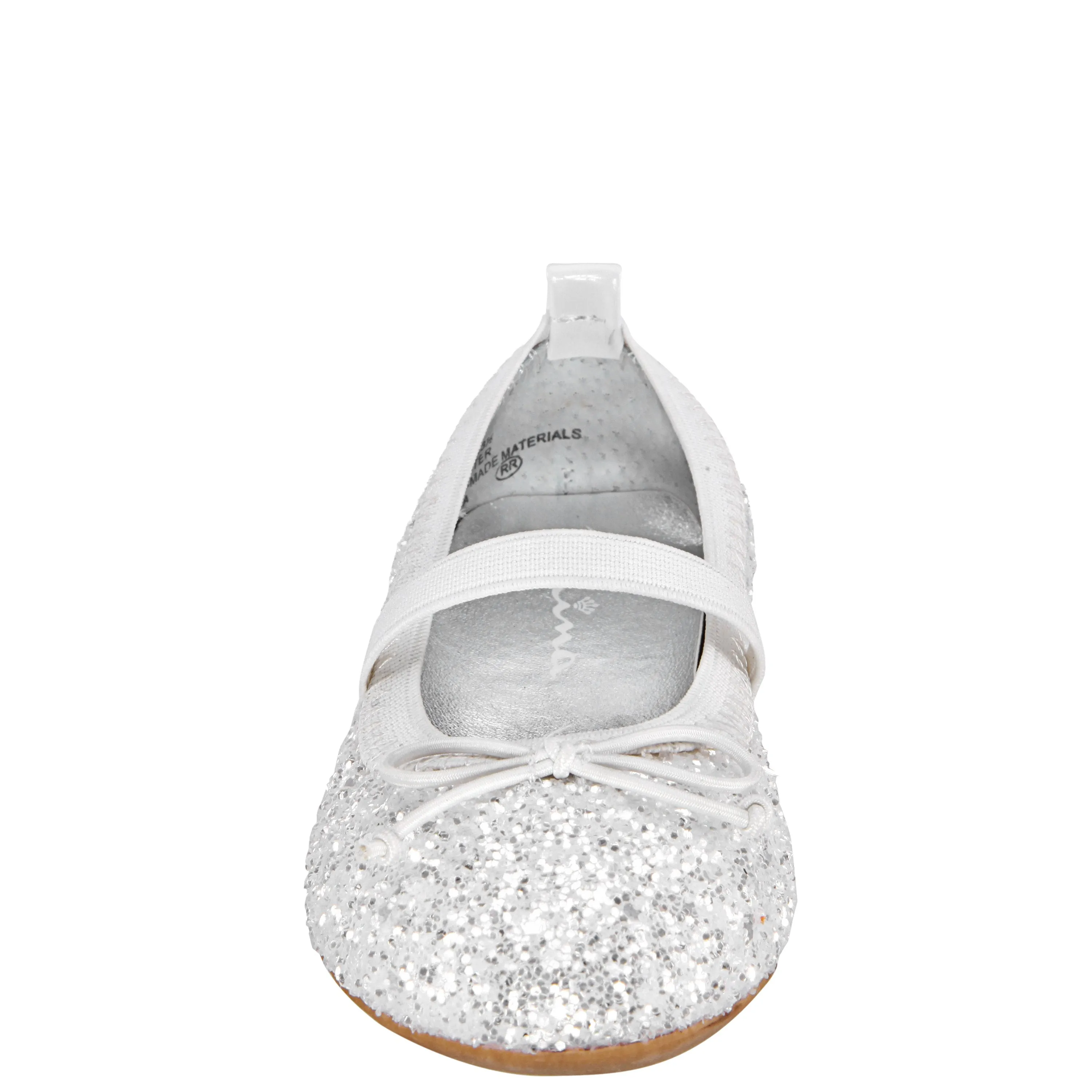 ESTHER-TODDLER-WHITE CHUNKY GLITTER