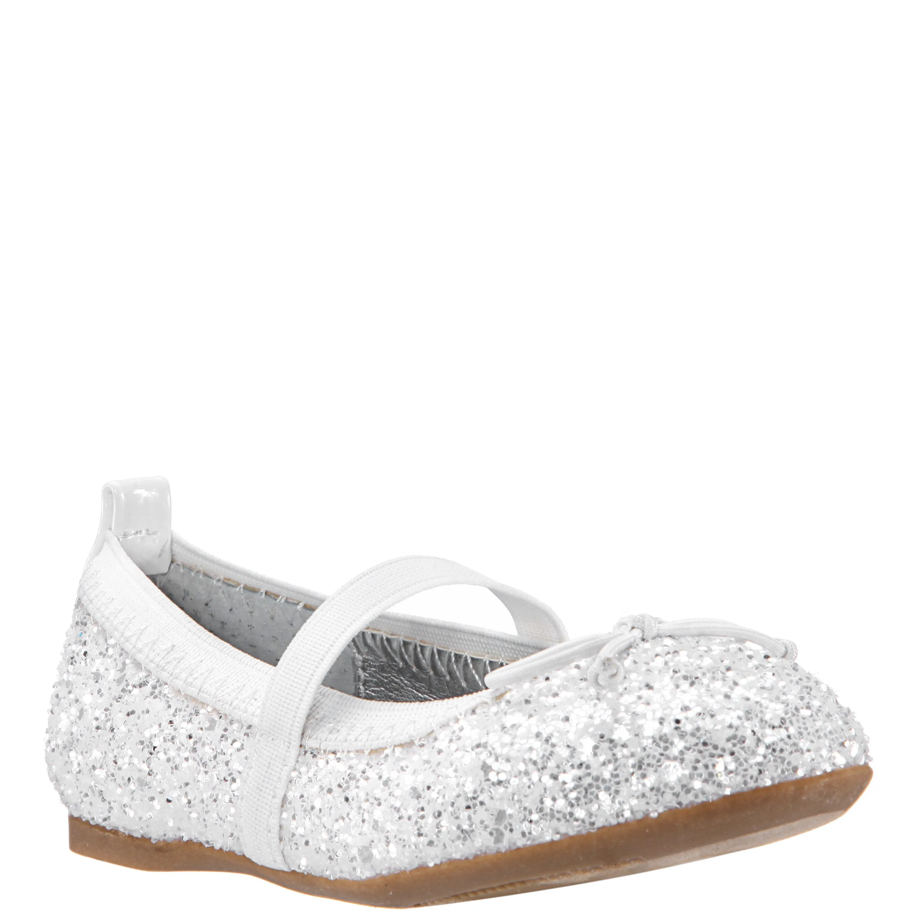 ESTHER-TODDLER-WHITE CHUNKY GLITTER