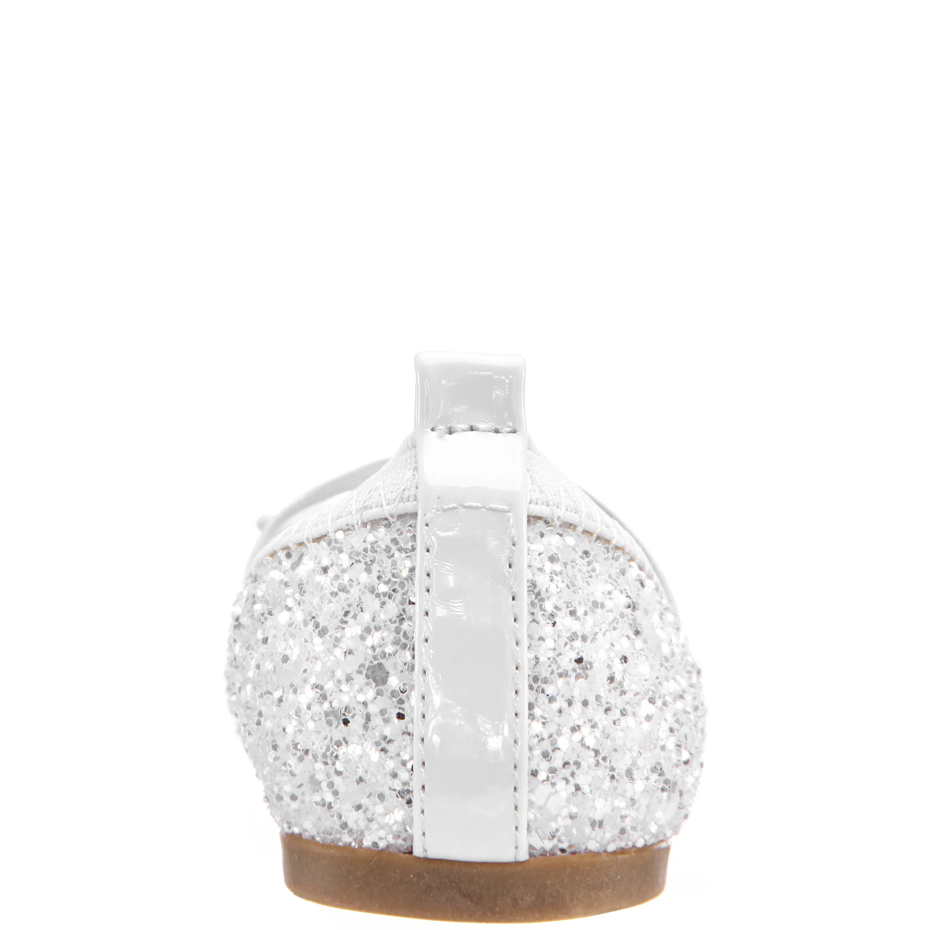 ESTHER-TODDLER-WHITE CHUNKY GLITTER