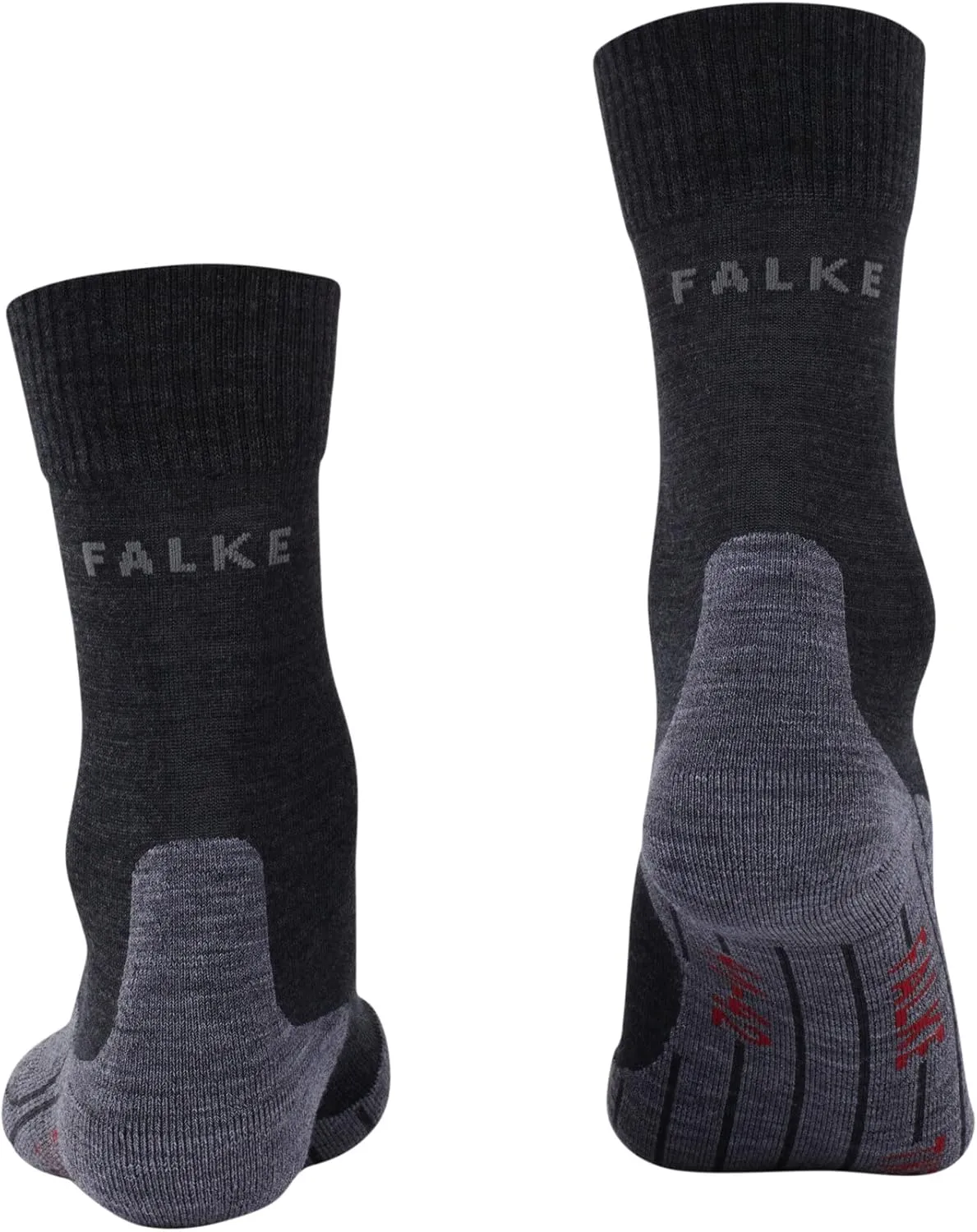 FALKE Men's TK5 Wander Hiking Socks, Crew Length, Light Padding, Athletic Sock, Breathable Quick Dry, Merino Wool, 1 Pair
