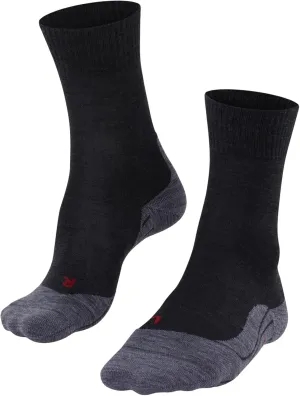 FALKE Men's TK5 Wander Hiking Socks, Crew Length, Light Padding, Athletic Sock, Breathable Quick Dry, Merino Wool, 1 Pair