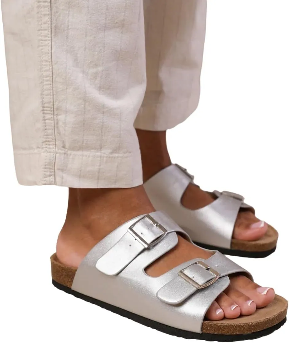 Fashion Thirsty - PU Leatherette Willow Flat Sandals for Women