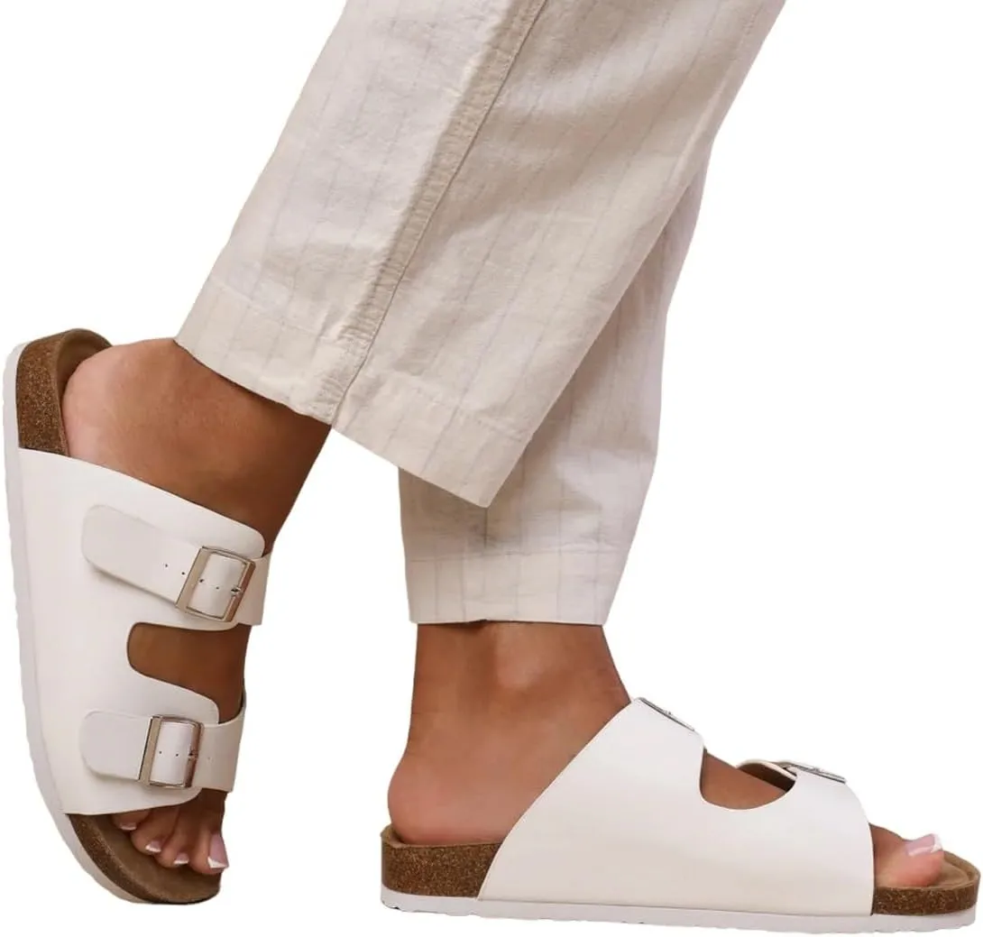 Fashion Thirsty - PU Leatherette Willow Flat Sandals for Women