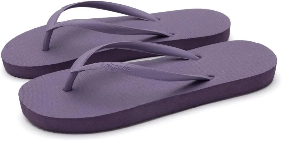Feelgoodz Women's Slimz Core Natural Rubber Flip Flops