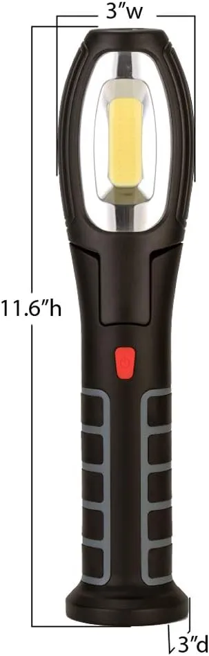 Feit Electric Portable Handheld LED Work Light Flashlight with 500 Lumens Ultra Bright,Foldable and Rechargeable - WORK500FLEXBAT