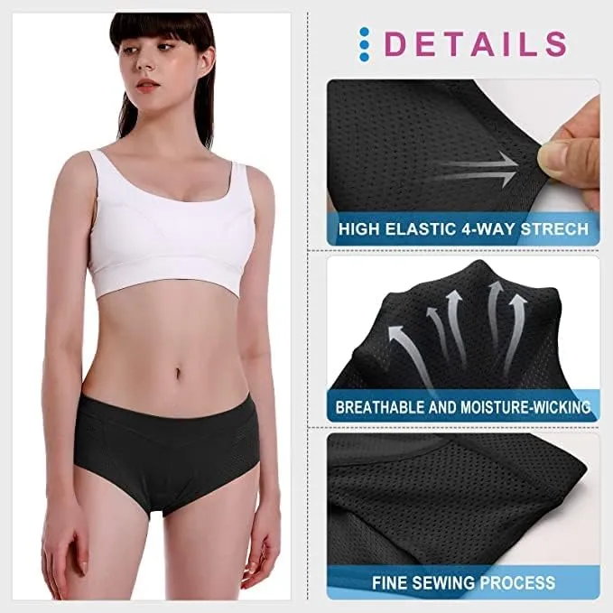 FEIXIANG Cycling Underwear for Women, 4D Padded Bike Bicycle Shorts Cycle Biking Riding Undershorts MTB Mountain