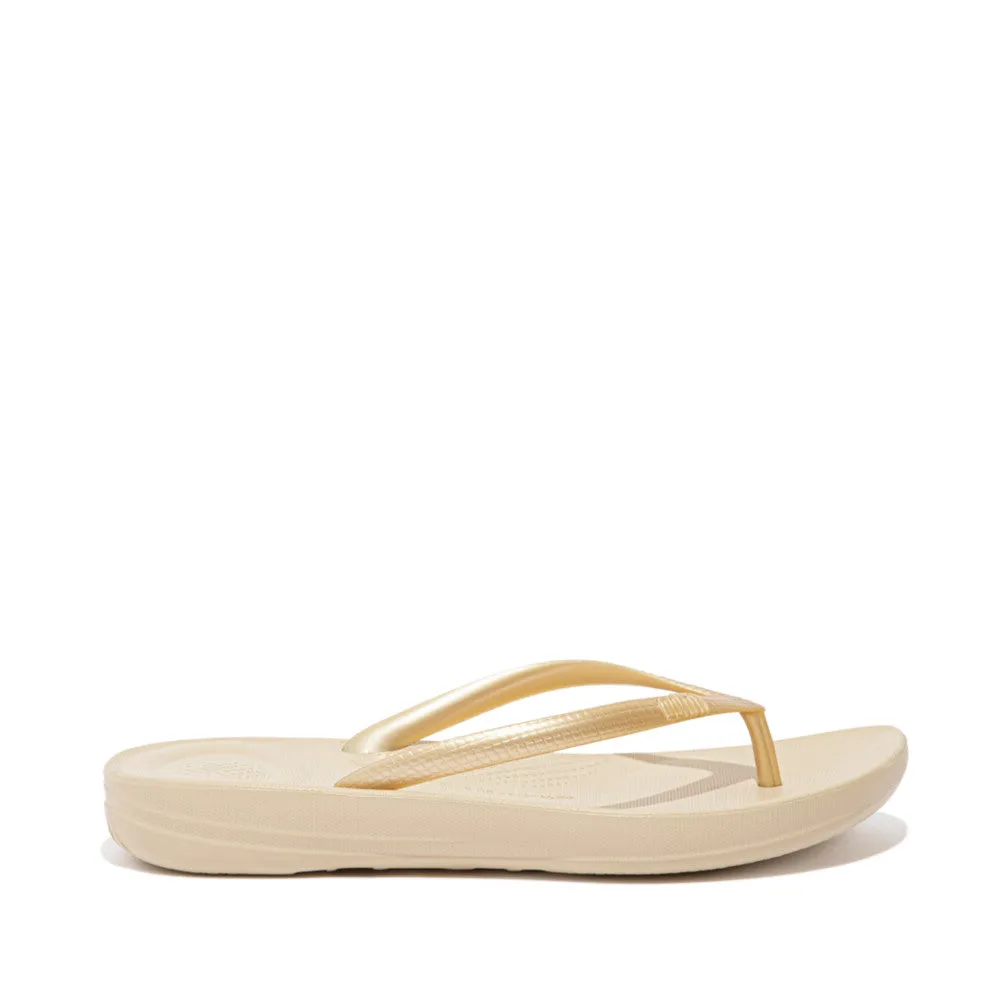 Fitflop Iqushion Ergonomic Toe Post Gold
