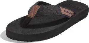 FITORY Men's Flip-Flops, Thongs Sandals Comfort Slippers for Beach